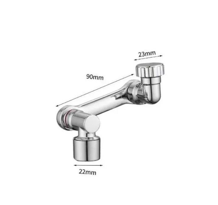 1080 Degree Rotating Robotics Faucet Tap (Suitable for all Directions) with Box