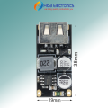 QC3.0 QC2.0 24w Quick Mobile Charger Module for Solar or UPS Battery to Fast Mobile Charger 1 2 4 Output Port Motor Vehicale 6-32v to 5v Step Down Fast Charger Module βoard. 