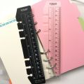 CUANFEN Ruler A5 A6 Page Marker Page Finder Ruler Measuring Rule Binder Notebook Dividing Pages Ruler Planner Agenda Notebook Organizer. 