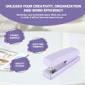 1 PCS Stapler Office Stapler For Desk Portable Durable Staplers Office Supplies (Purple). 