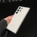 for Samsung S24 Plus Hard PC Transparent Thin Case for Samsung Galaxy S24 Ultra S23 Plus Solid Color Ultra Slim Shockproof Cover. 