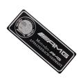 AMG Brabus Aluminum Alloy Car Body Sticker Nameplate for Mercedes Benz C200 W124 C180 A200 W210 W211 W203 w204 Auto Rear Window Emblem Badge Decal Scratch Cover Decoration. 