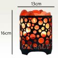 Pink Himalayan Rock Salt Lamp SPB-19 │ GM SALT │ Home Décor │Bedside Lamp │ Decoration for Side Table │Himalayan Pink Salt Lamp Basket │ Natural Salt Lamp │ Metal Basket │ 15 Watt Bulb │ Laser Cut Basket │ Cord Wire │ SPB-19. 