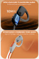Open Ear Duo AS20 Air Conduction Wireless Headphones - IPX5 Waterproof Sports Earphones with Mic, 6D Surround Sound, Bluetooth 5.2, 12-Hour Call Time, and Type-C Charging. 