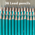 Lead Pencil with Eraser - Writing Drawing for kids - School Stationery. 