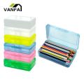 Transparent Pencil Case Clear Stationery Box for Students Large Capacity Pen Organizer Case less Than Durable Pencil Case. 