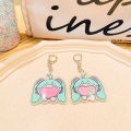 Dynamic Shakeable Hatsune Miku Keychain Eating Green Onion Keyring Pendant Gifts MJ. 