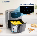 Kalite Steam 7 Air Fryer Oven Digital Display With Touchscreen 7 Leter Large Airfryer Cooker 18 Touch Cooking Presets 200 Recipes Xl Air Fryer Basket 1700w Power Multifunction Stainless Steel. 
