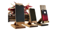 Universal Adjustable Phone & Tablet Stand | Foldable, Portable Design for Smartphones & Tablets of All Sizes | Hands-Free Viewing & Comfort | Perfect for Desktops, Travel & More | Wooden Phone Holder. 
