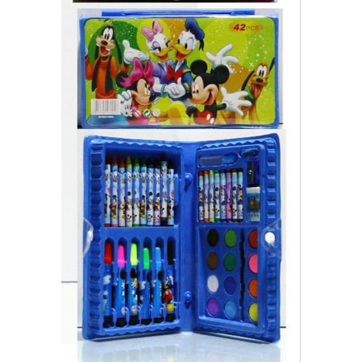 42Pcs Multi Colour kit/ Box/ Set @ Pencil Crayons and Markers for kids