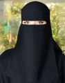 Saudi Niqab for Girls Women Style with Label and logo steel clip | Niqab 14.5X14 and Hijab | Saudi forehead Niqab High Imported Quality fabric | Ready to wear Hijab Niqab | Princess Crown Niqab Hijab Zip For head Niqab Patti. 