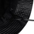 bucket hat faux leather bucket hats PU leather solid top men's and women's fashion bucket cap Panama fisherman caps. 