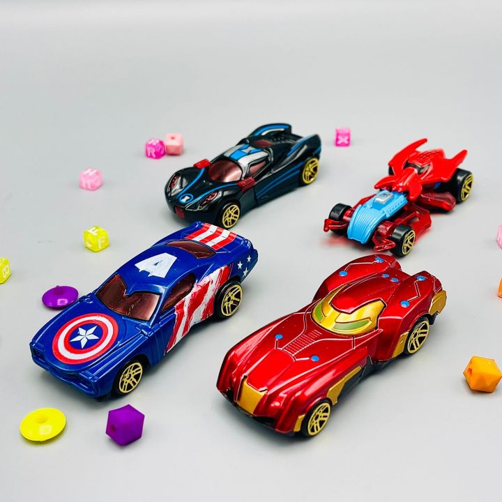 Pack%20Of%204%20MARVEL%20Model%20Alloy%20Car%20Toys%20Avengers%20Die%20Cast%20-%20Image%204