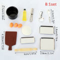 1set Dollhouse Miniature Kitchen Cooking Model DIY Doll Furniture Accessories Lonni. 