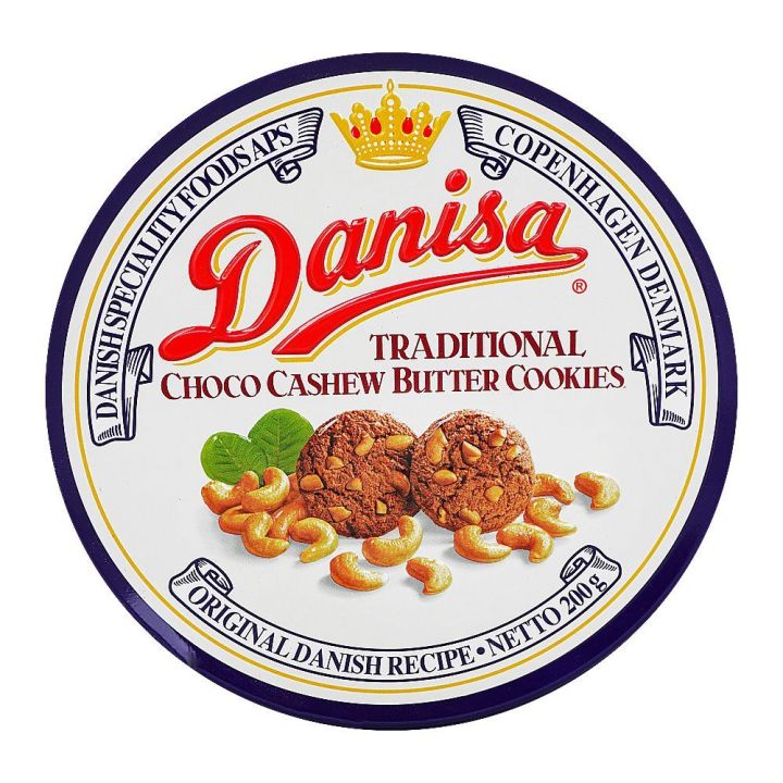 Danisa Traditional Choco And Cashew Cookies - 200gm