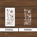Flower stencil for wall decoration, Furniture , Canvas DIY Home decoration by imart Stencils. 