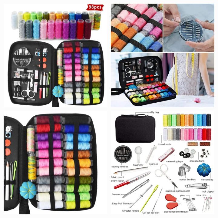 Sewing Kit Sewing Box Sewing Storage Accessories Knitting Needles Needlework Tools Elliptical Balbox Needle and Thread Box Home Practical