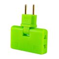 180 Degree Rotation Lightweight EU Power Plug Adapter Travel Electrical Charging Foldable Extension Portable Copper Safety. 
