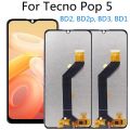 Tecno Pop 5 Lite Premium Quality LCD Display + Touch Screen Digitizer Display Assembly Replacment. 