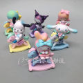 Sanrio Blind Box Childlike Heart Trojan Horse Kuromi Surrounding Melody Handmade Egg Twister Toy If Come to Decorate. 