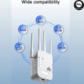 300Mbps WiFi Range Extender Dual Band 2.4G 5G Wireless Signal Booster Repeater with 4 High Gain Antennas | Long Range WiFi Amplifier Router | Easy Setup WiFi Repeater | D Link AC 300 Best Wireless Access Point. 