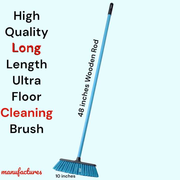 Floor Cleaning Brush with Adjustable Handle