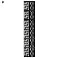 Manicure Sticker Matched Freely Long Nail Art Template Decals. 