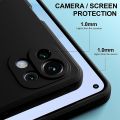 Xiaomi Mi 11 Lite Soft Silicon Matte Black Back Cover Case Airbag Antishock With Camera Protection Bump. 
