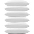 White Pillow Pack Of 3 (Three) PC Filling Imported Ball Fiber Polyester Size 17x27 Inch. 