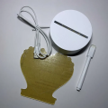 Larest Gift Idea Night Light Message Board Lamp with Pen USB Powered LED Night Lamp, Decoration Piece, Gift Piece. 