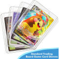 Set Pokemon Card Sleeves Hard Cards Slab Grade Stands Star Protector Case Acrylic Plastic Clear Game Holder Storage Kid Toy Gift. 