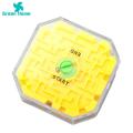 Green Home Maze Game Transparent Kids Adults Maze Ball Puzzle Sensory Labyrinth Toy. 