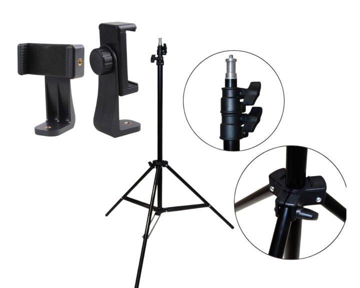 New%207%20Feet%20Heavy-Duty%20Tripod%20Stand%20with%20360%C2%B0%20Rotatable%20Ball%20Head%20and%20Mobile%20Holder%20for%20DSLR/Camcorder/Studio%20Lighting%20-%20Image%208