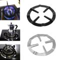 Stove Ring Moka Pot Gas Black Pans Rack Iron Support Trivet Reducer Camping Heat Diffuser 13.3cm Cooker Simmer. 
