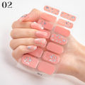 Nail Stickers Fashion Nail Polish Self Adhesive Manicure Decoracion Nail Strips Nail Sticker Set Nail Accesoires Hudduo. 