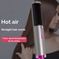 3-in-1 Multifunctional Hot Air Comb Styling Tool Hair Dryer Straight Hair Curler. 