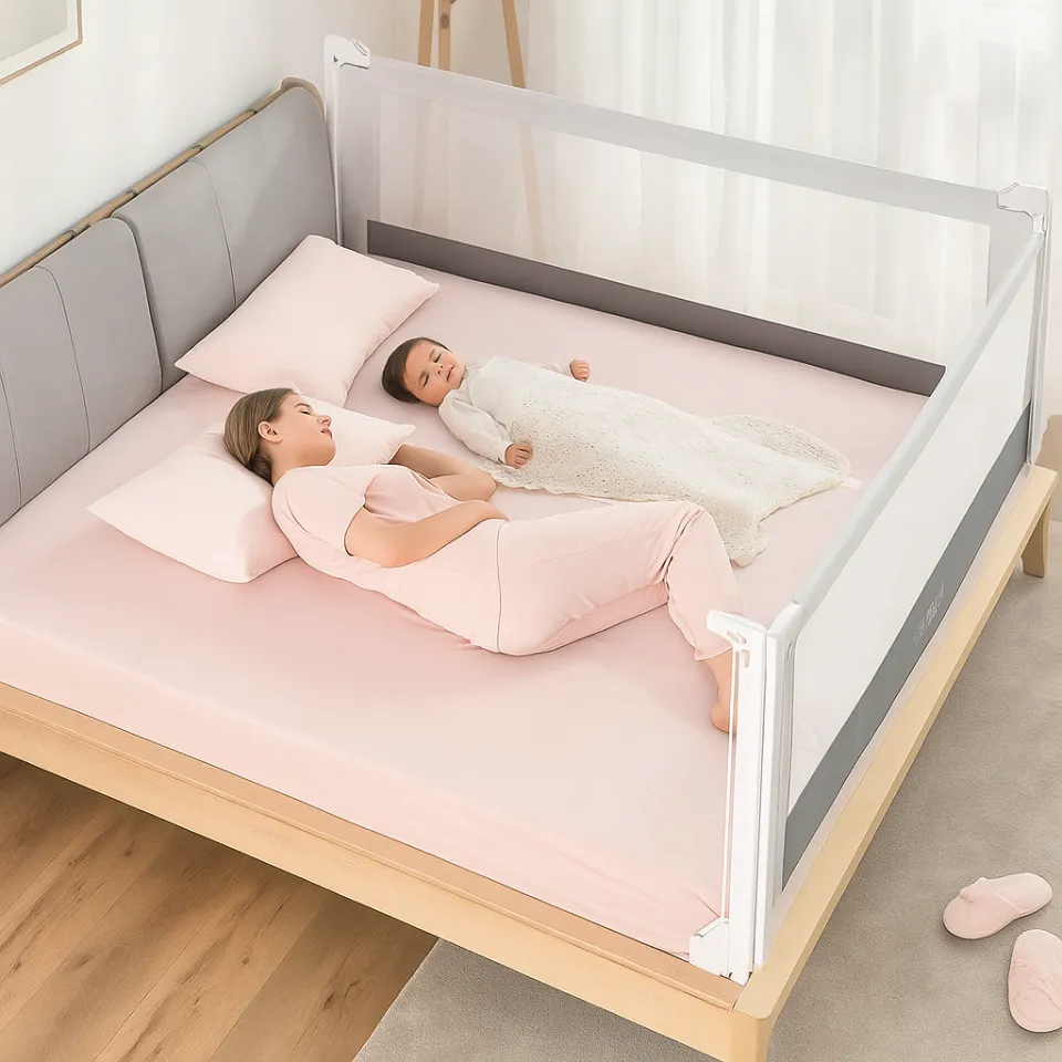 Baby Falling Baby Bed Barriers Single Piece Baby Safety Bed Fence