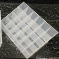 24 Grid Plastic Makeup Organizer Storage Box Cosmetic Box Lipstick Jewelry Box Case Holder Display S. 