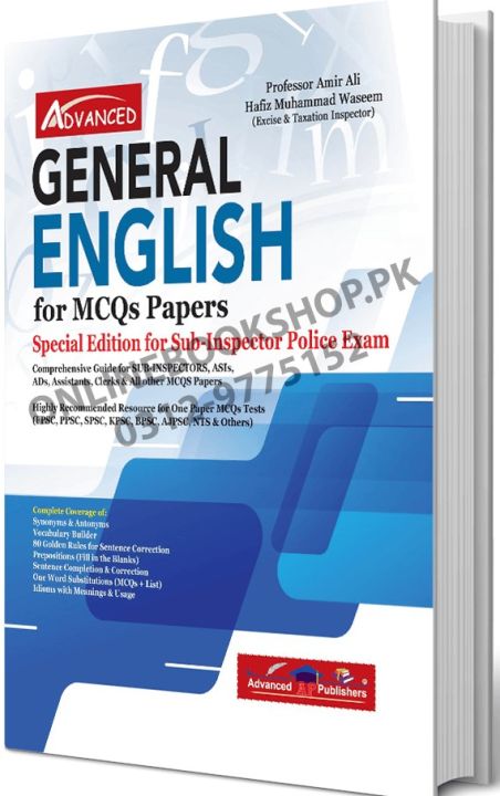General English for Mcqs Papers Advance | Daraz.pk