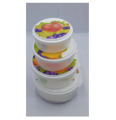 Food Container Bowl Microwave Safe BPA Free Plastic Bowl - 4Pcs Set Storege jar,box,multipurpos bowl fine quality. 