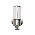 Head Soap Wall Dispenser - 500ml - White & Silver. 