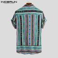 INCERUN Men's Hawaiian Shirt Surf Beach Holiday Stag Outfit Dance Party Holiday T Shirt. 