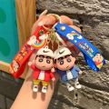 Creative cartoon crayon, small new doll, keychain, epoxy glue, car key bag, bag pendant, small gift crane machine. 