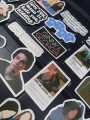 25pcs GINNY AND GEORGIA sticker pack based on the tv show netflix movie series marcus ginny georgia peach summer teen school aesthetic cool fun stickers for journalling. 