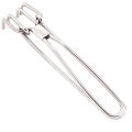 cooking pot holder silver high quality| pot Clamp Gripper| Clip Pot Dish Holder|pot clipper|  Lifter Picker Heat Cooking Pot Holder Silver High Quality Anti-hot Clamp Gripper Hot Bowl Clip Pot Dish Holder Steamer Lifter Picker Heat Insulation Plate Tong. 