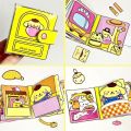 Sanrio Toy Book Melody and Kuromi Cinnamoroll Pompom Purin Game Doudou Pinch Music Quiet Diy. 