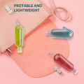 Spray Bottle Transparent Hand Sanitizer Bottle Empty Bottle Portable Hook Key Ring Sub-bottle New Disinfection. 