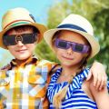 5Pcs Solar Eclipse Glasses Safety Shades Protects Eyes From Harmful Rays During Random Color 3D Outdoor Paper Eclipse Viewing Glasses. 