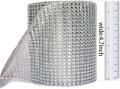 Gold Diamond Sparkling Rhinestone Mesh Ribbon for Event Decorations, Wedding Cake, Birthdays, Baby Shower, Arts & Crafts, 4.75  x 5 Yards. 