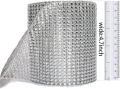 Gold Diamond Sparkling Rhinestone Mesh Ribbon for Event Decorations, Wedding Cake, Birthdays, Baby Shower, Arts & Crafts, 4.75  x 5 Yards. 